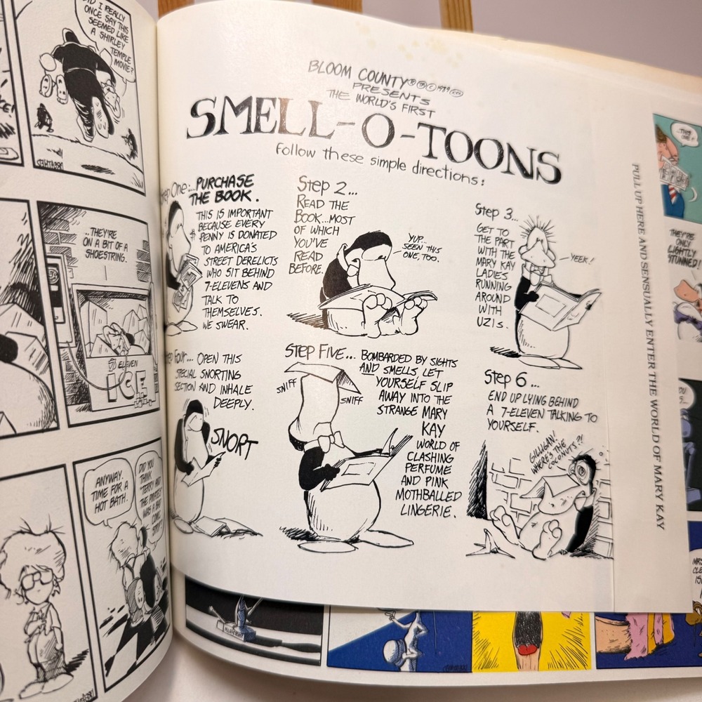 Bloom County Night of the Mary Kay Commandos Berke Breathed 1st Ed '89 Paperback - Picture 5 of 8